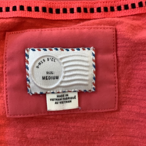 Anthropologie 9-H15 STCL Pink Peplum Top - Picture 3 of 3